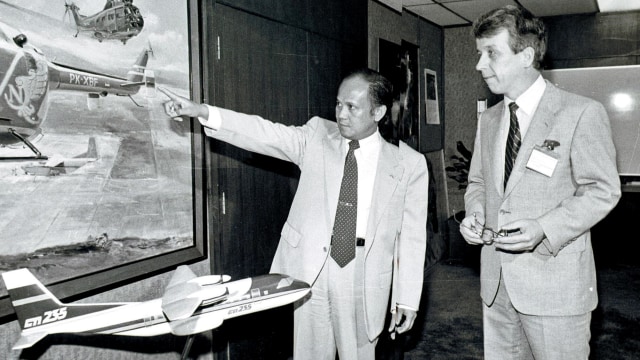 Habibie Kantongi 46 Hak Paten Di Bidang Aeronautika